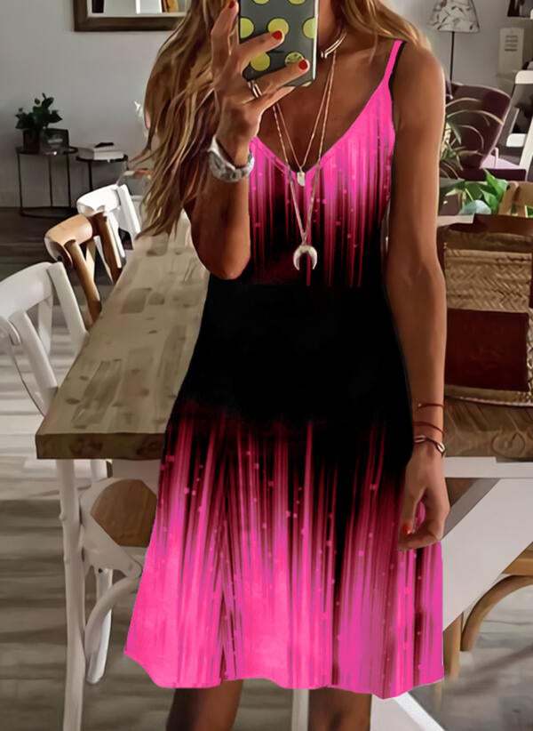 European And American Summer New Print Dress