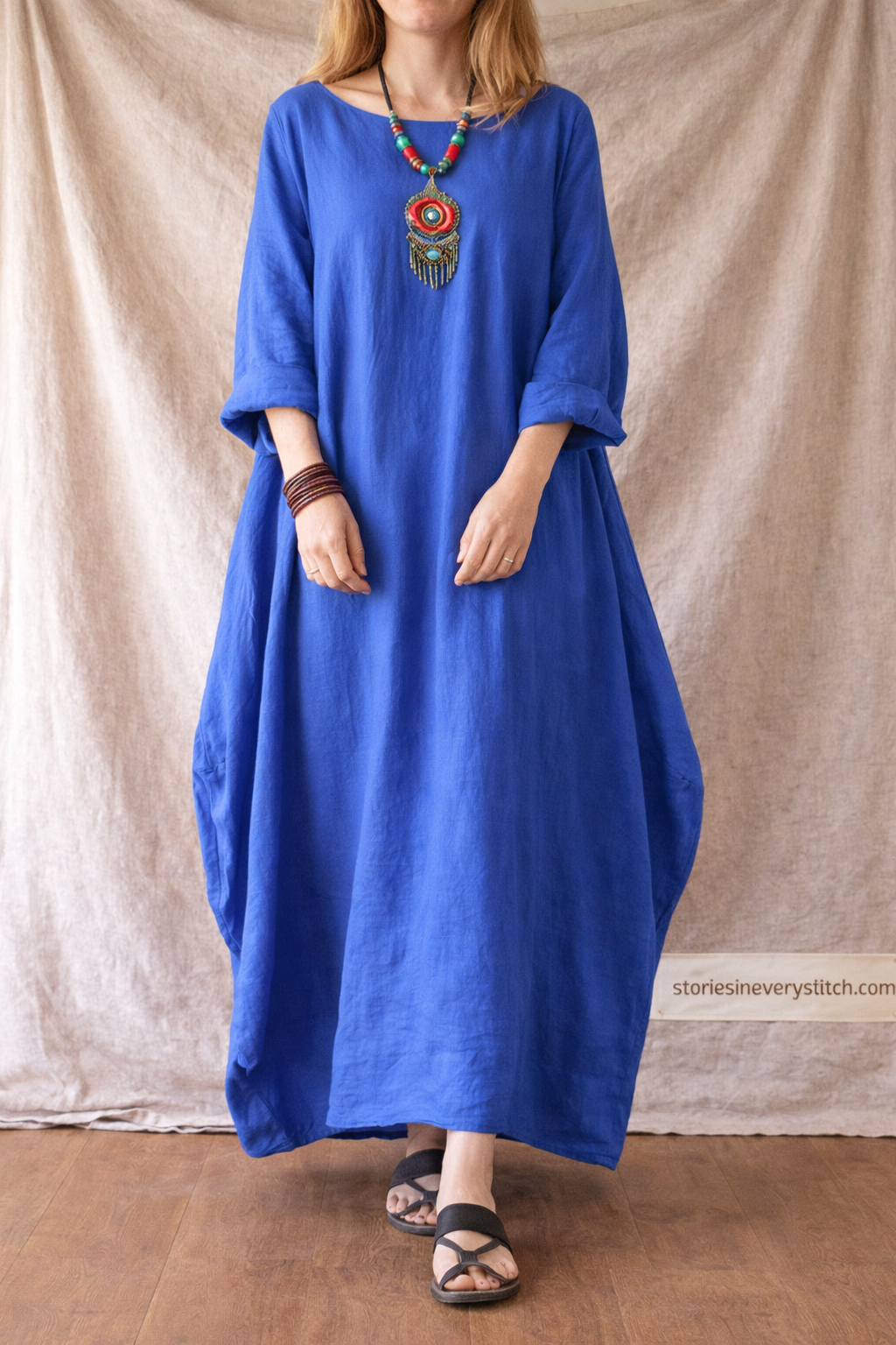 Minimal Flow Oversized Maxi Dress
