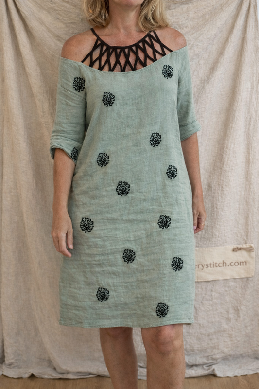 Floral Whisper Off-Shoulder Mini Dress