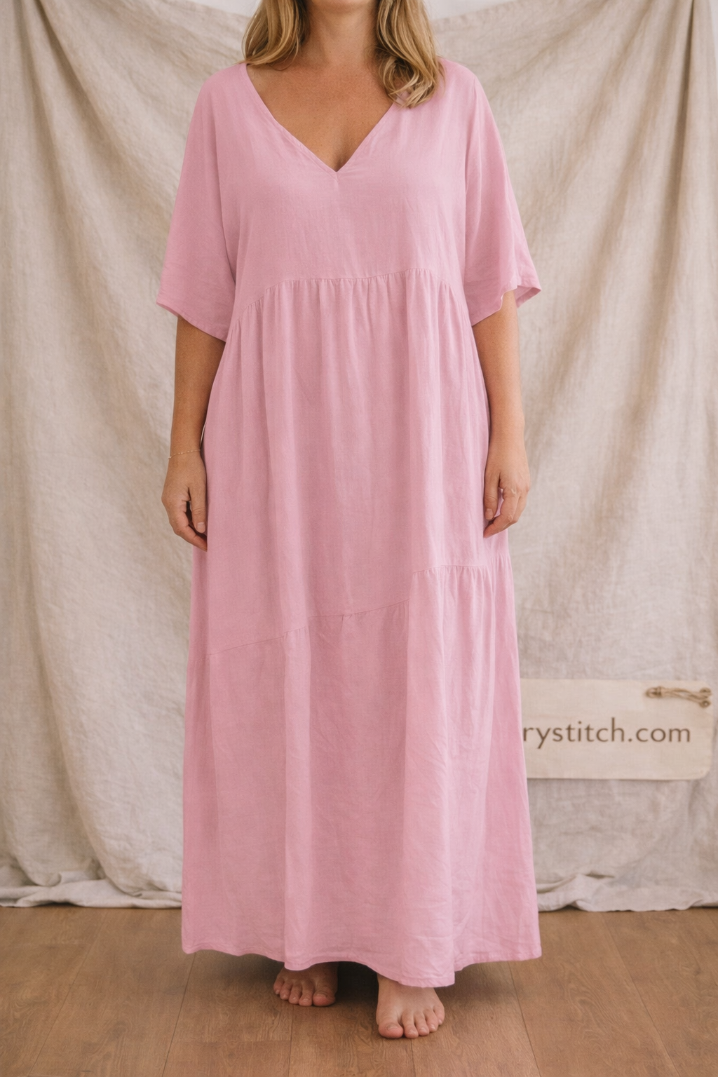Boho Tiered Relaxed Maxi Dress