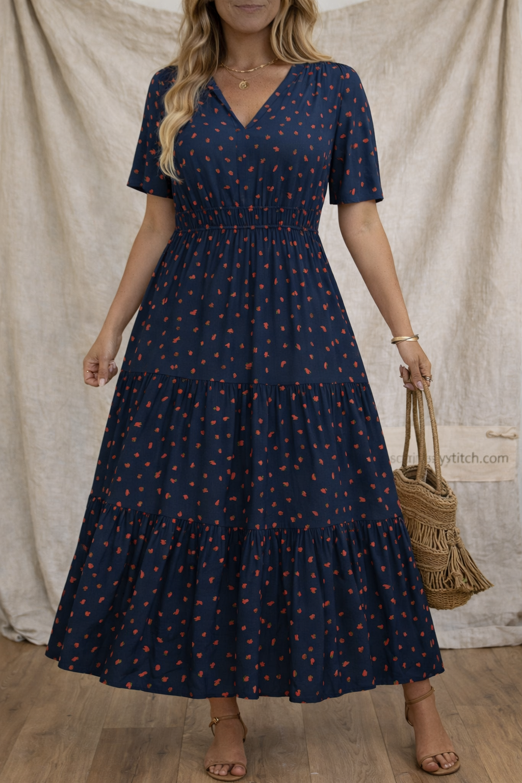 Summer Casual Floral Print Maxi Dress