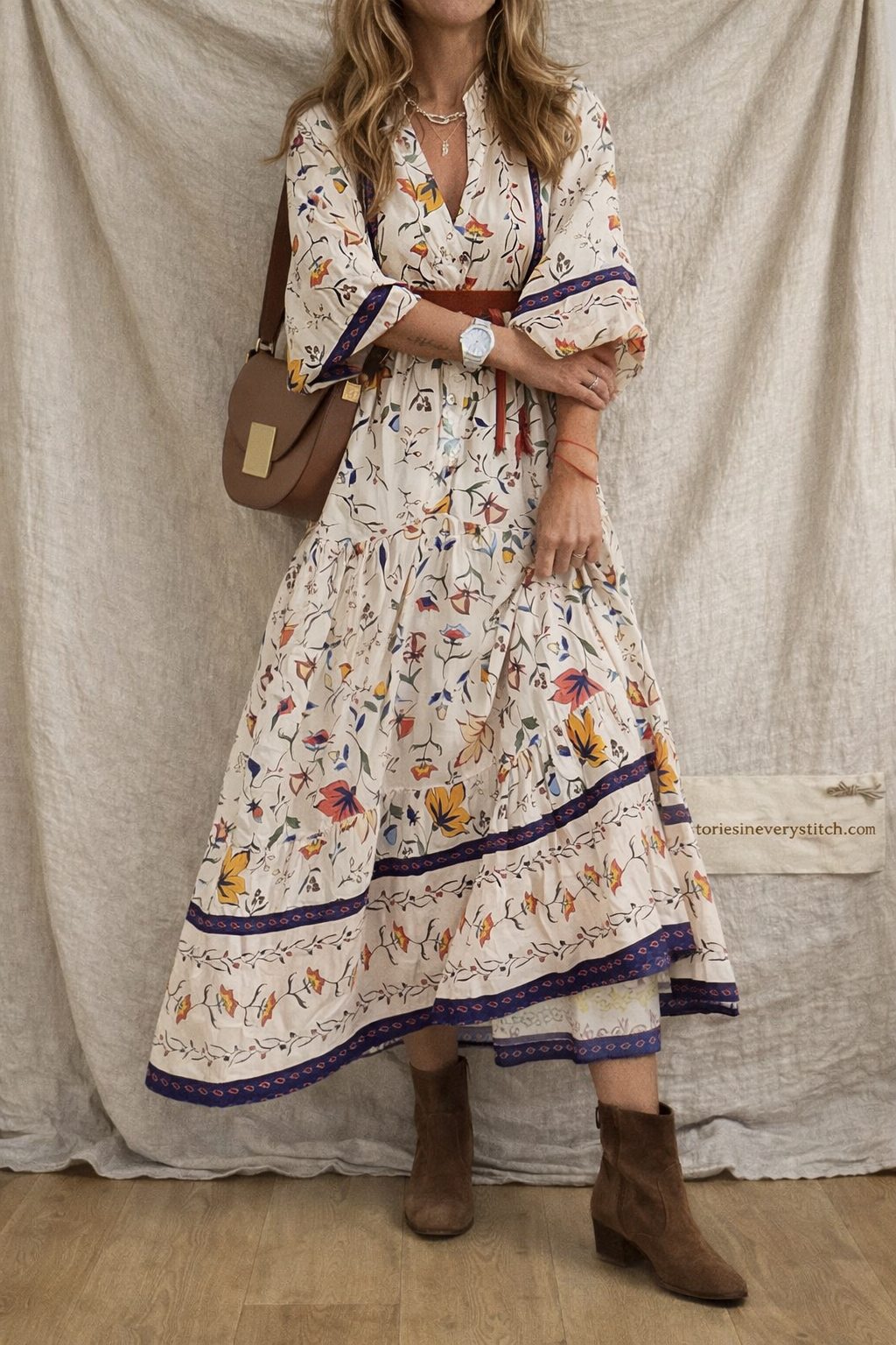 Summer Fashion Women's Bohemian Printed Long Dress