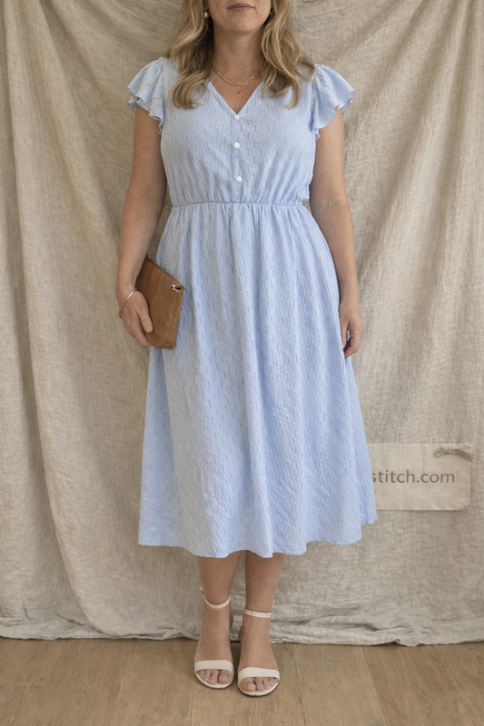 Summer Casual Women's Solid V-neck Dress