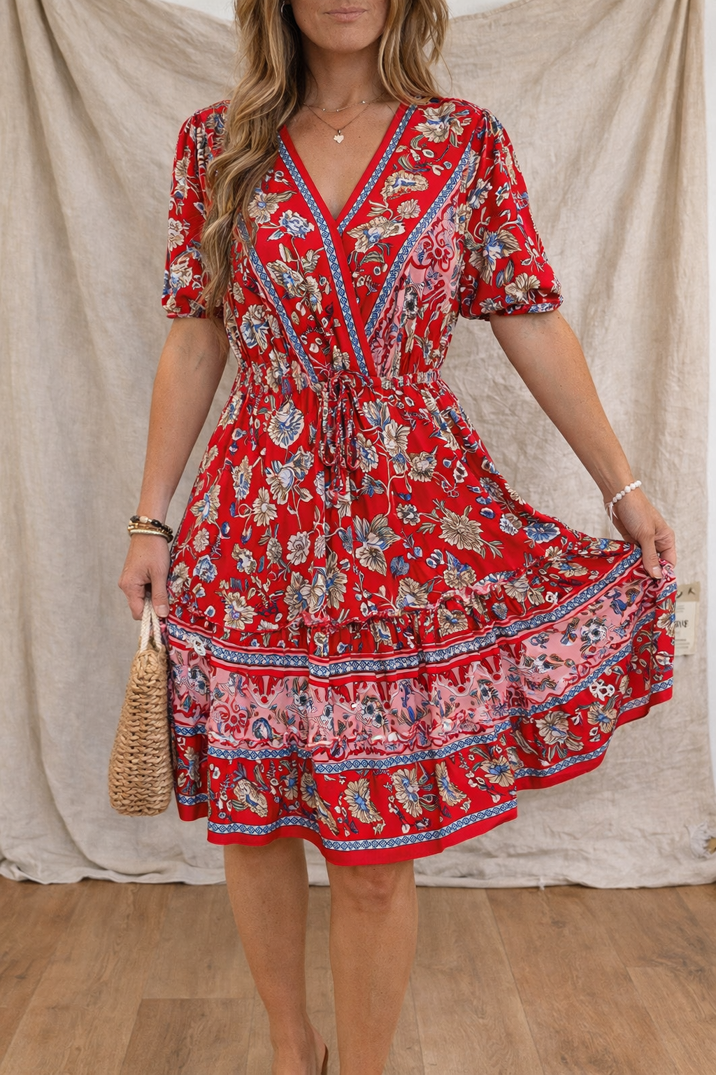 Summer Printed Dress For Woman