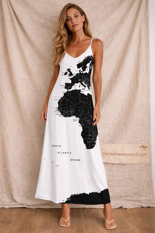 Bohemian Patchwork Maxi Dress