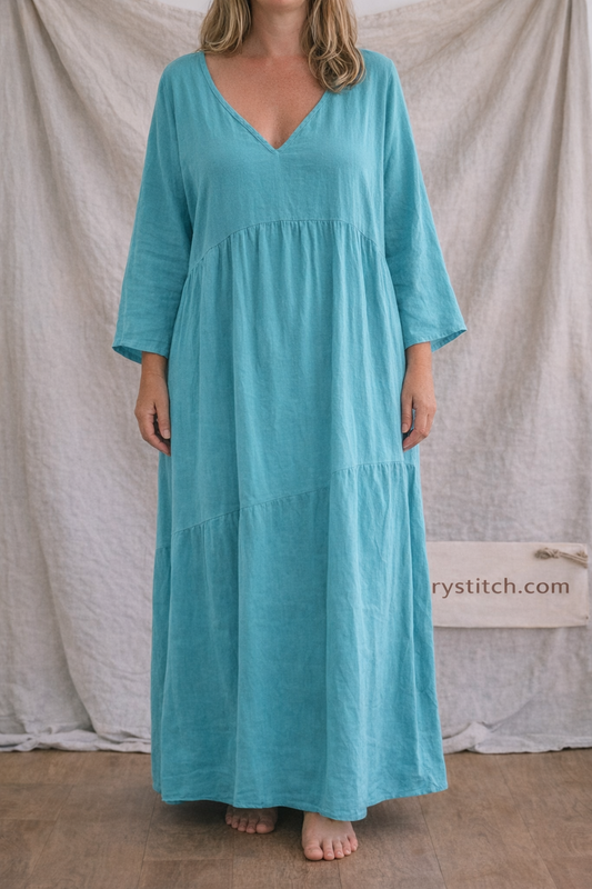 Boho Tiered Relaxed Maxi Dress