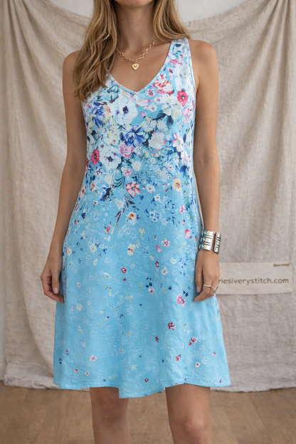 Floral Sleeveless Mini Dress