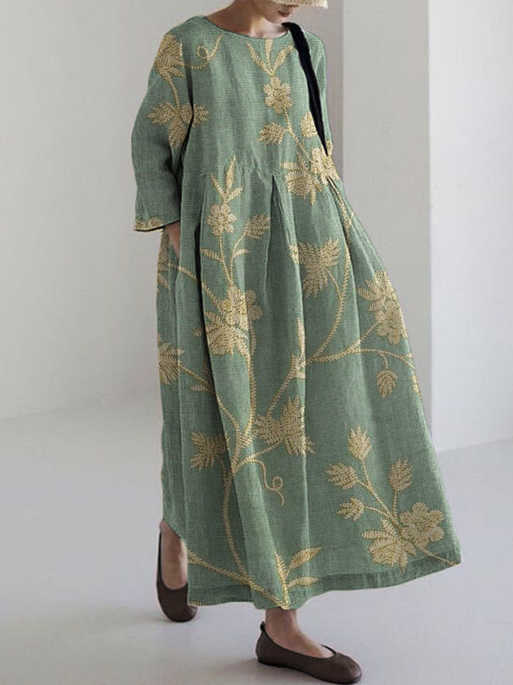 Fashion 3D Printing Plus Size Dress Women