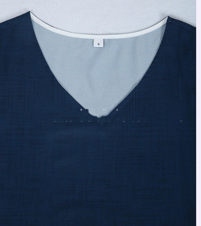 Women's Summer Printed V-Neck Mini Dress