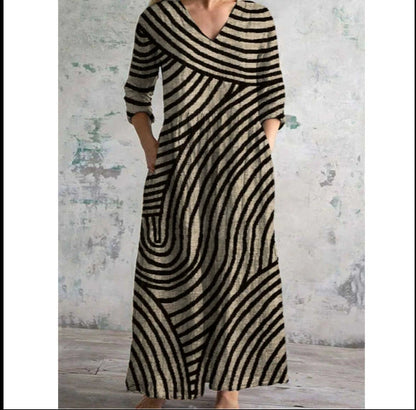 Europe And The United States Summer Urban Casual Loose Dress