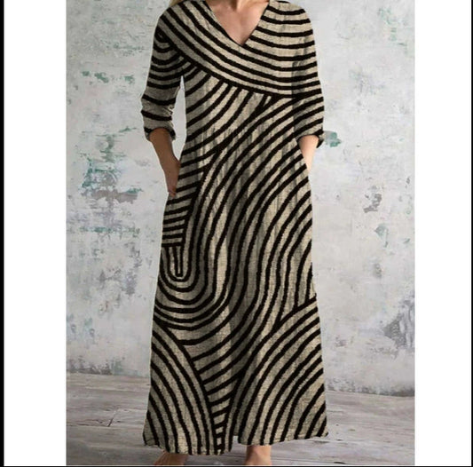 Europe And The United States Summer Urban Casual Loose Dress