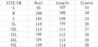 Casual Printing Plus Size Dress