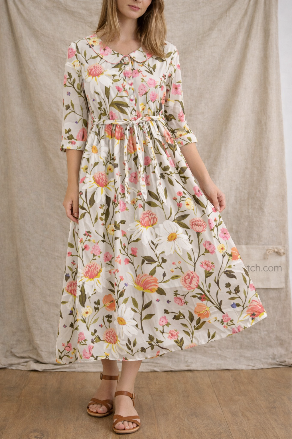Floral Tank Maxi Dress