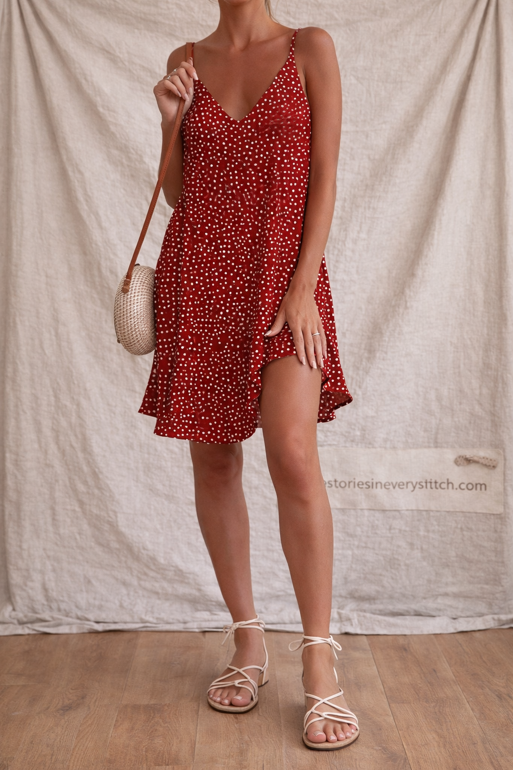 Starlight Ruffle Hem Mini Dress