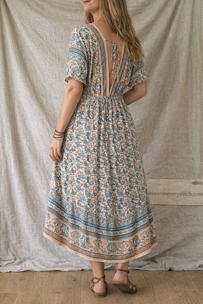 Bohemian Harmony High-Low Dress