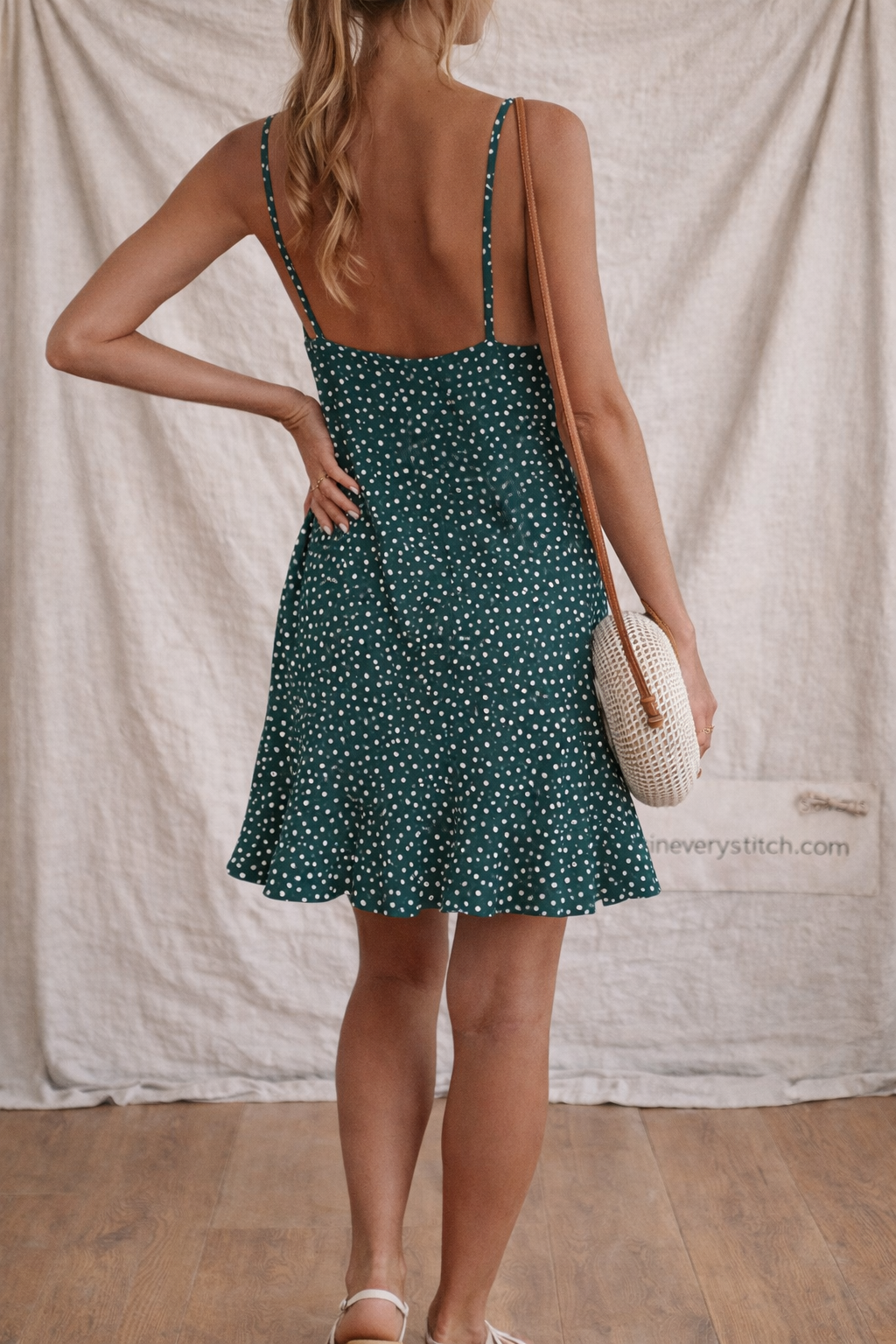 Starlight Ruffle Hem Mini Dress