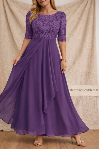 Lace Top Midi Dress