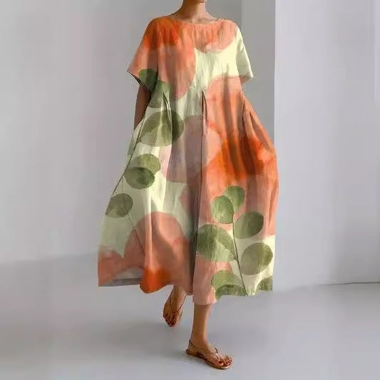 Fashion 3D Printing Plus Size Dress Women