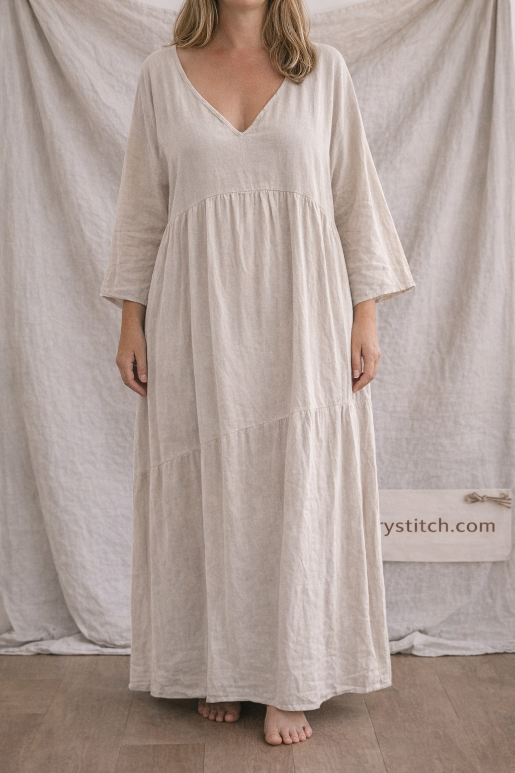 Boho Tiered Relaxed Maxi Dress