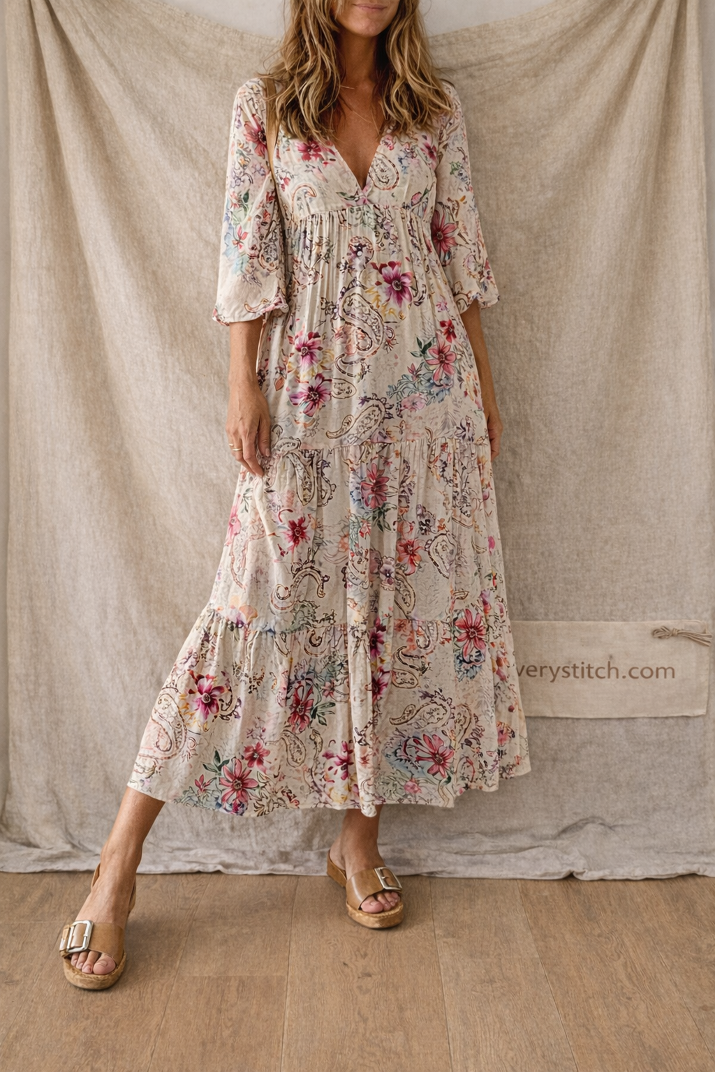 Bohemian Bloom Floral Maxi Dress