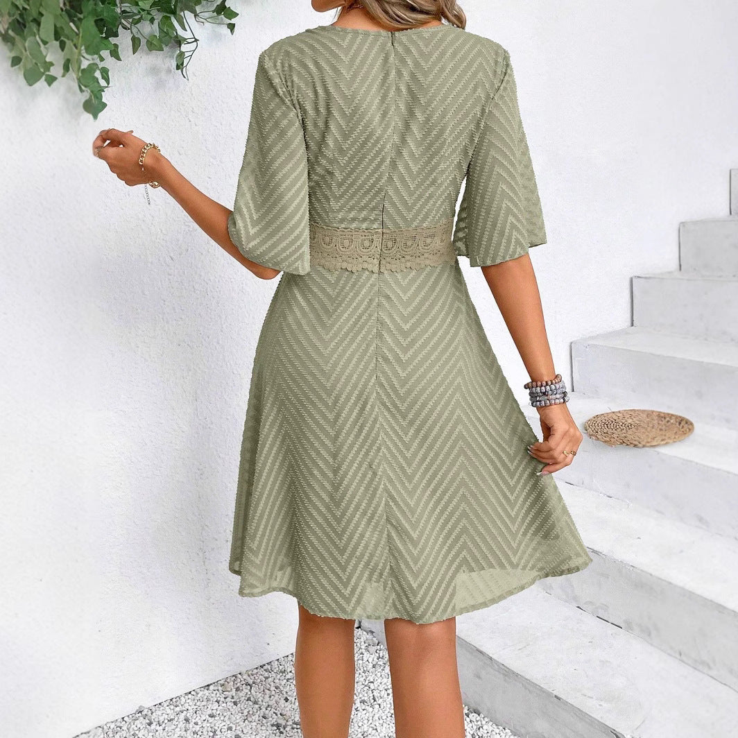 European And American Summer New Lace Thread Casual Dress