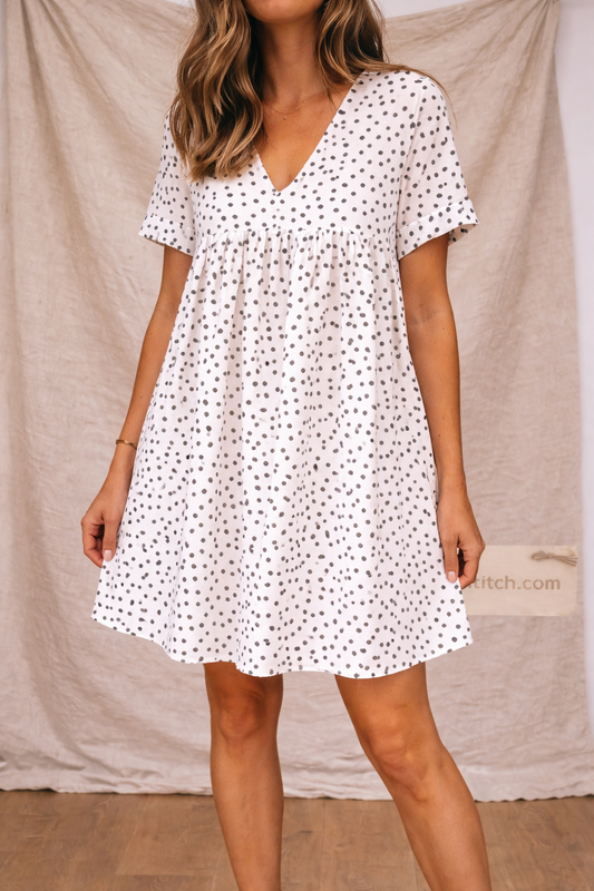 Polka Dot Dress - Pinterest-Inspired Fit