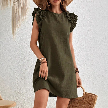 Women's Summer Casual V-neck Lace Dress