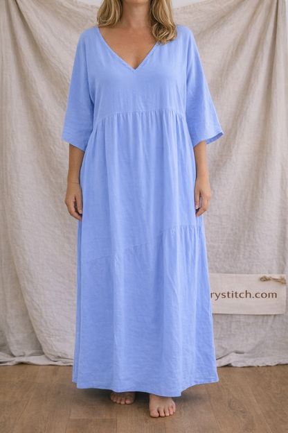 Boho Tiered Relaxed Maxi Dress
