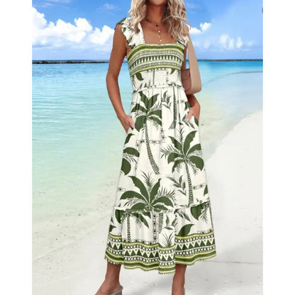 European And American Sweet Personalized Fashion Seaside Vacation Style Summer Dress