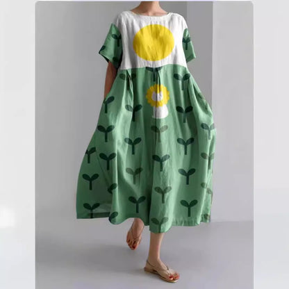 Fashion 3D Printing Plus Size Dress Women