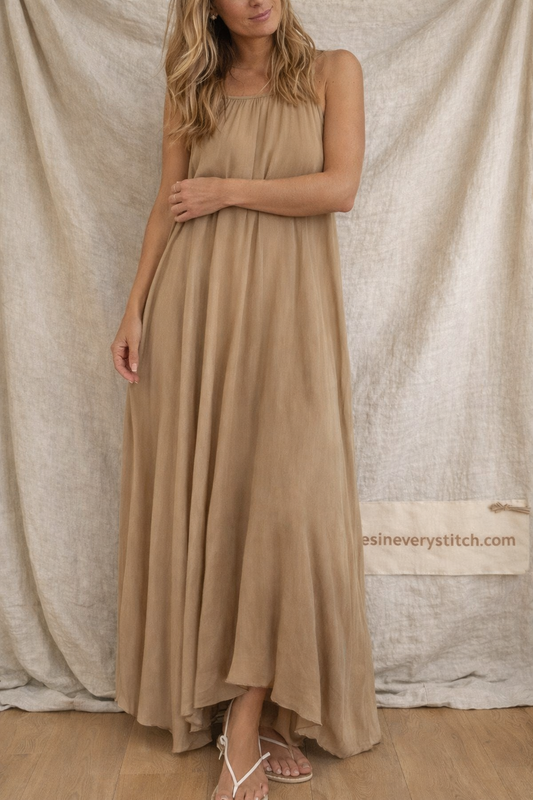 Sleeveless Flowy Maxi Dress