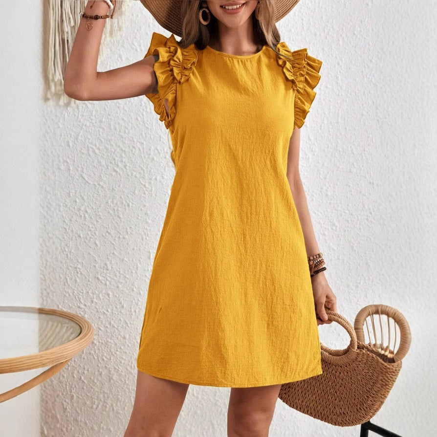 Women's Summer Casual V-neck Lace Dress