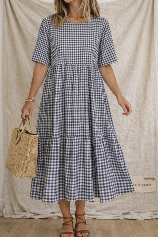 Gingham Dress - Pinterest-Inspired Comfort