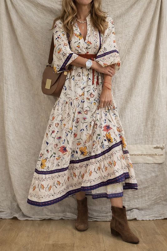 Summer Fashion Women's Bohemian Printed Long Dress