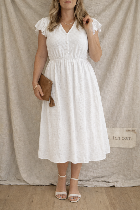Summer Casual Women's Solid V-neck Dress