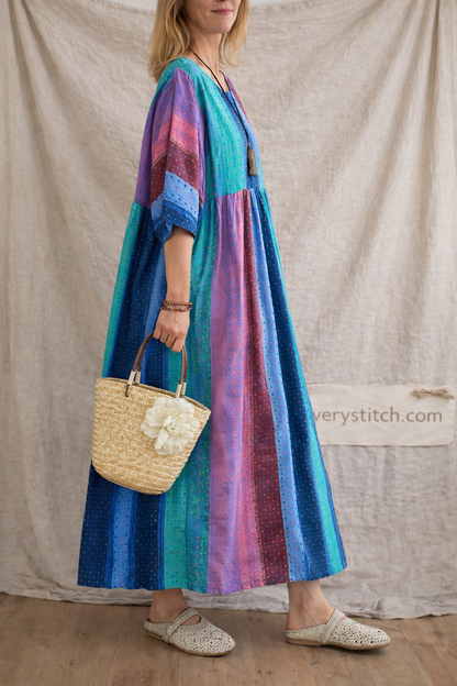 Fat MM Plus Fat Plus Print Dress