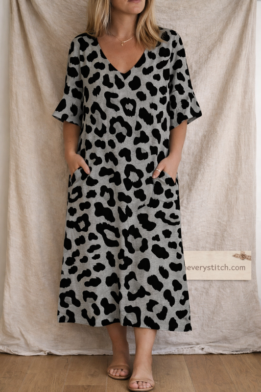 Loose casual plus size dress