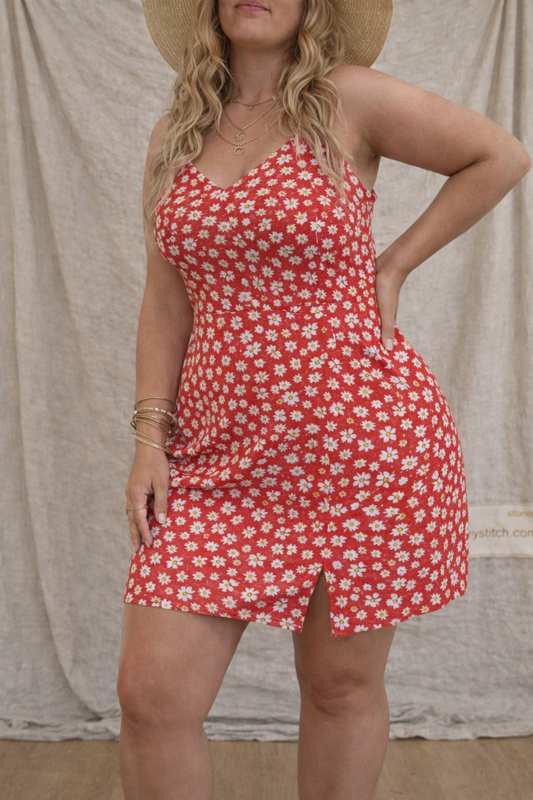 Skirt Print Halter Plus Size Dress