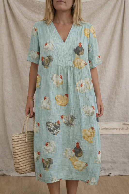 Floral Plus Size Short Sleeve Dress