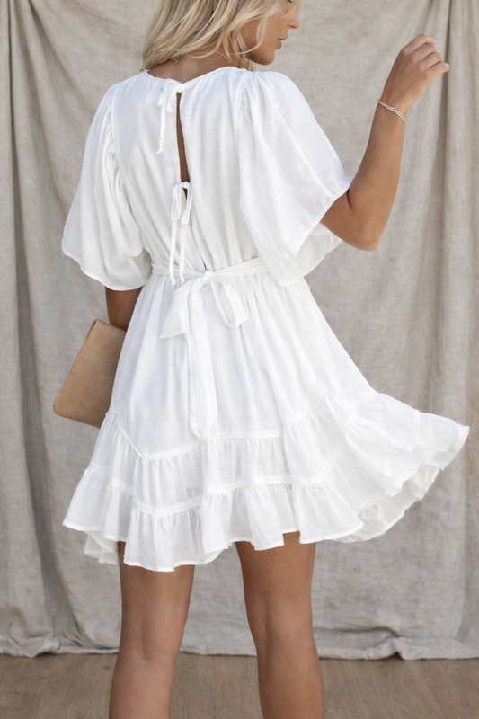 V-neck summer dress