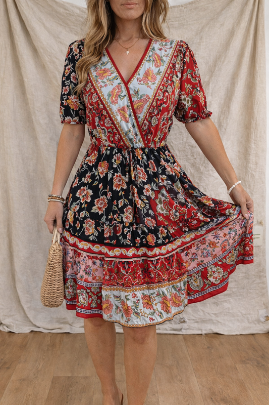Summer Printed Dress For Woman