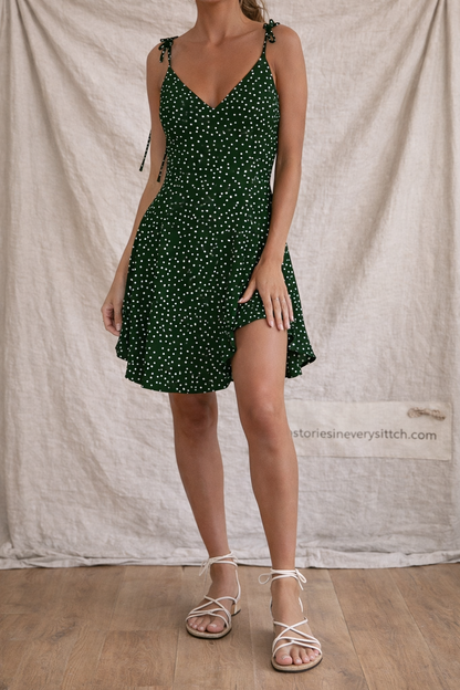 Starlight Ruffle Hem Mini Dress