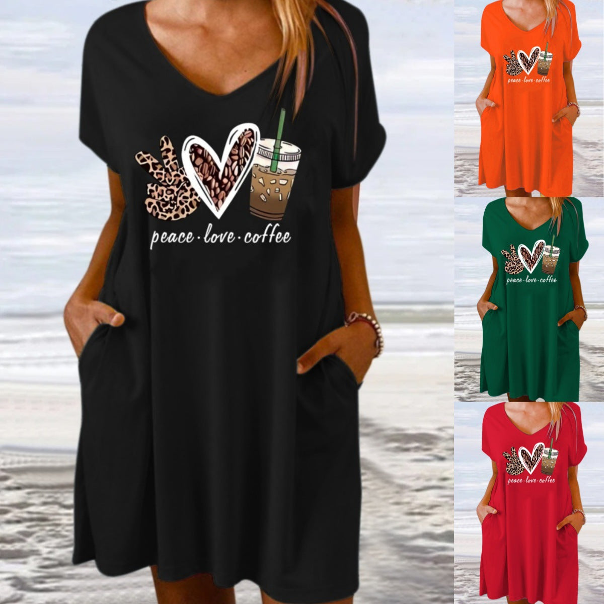 European And American Plus Size Women's Clothes Dress