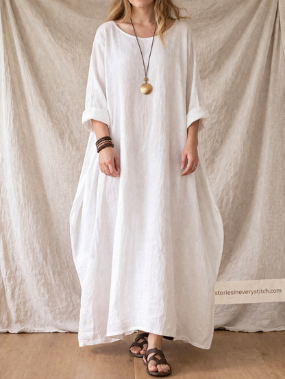 Minimal Flow Oversized Maxi Dress
