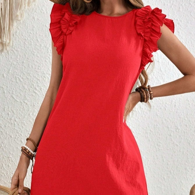 Women's Summer Casual V-neck Lace Dress