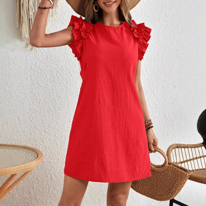 Women's Summer Casual V-neck Lace Dress