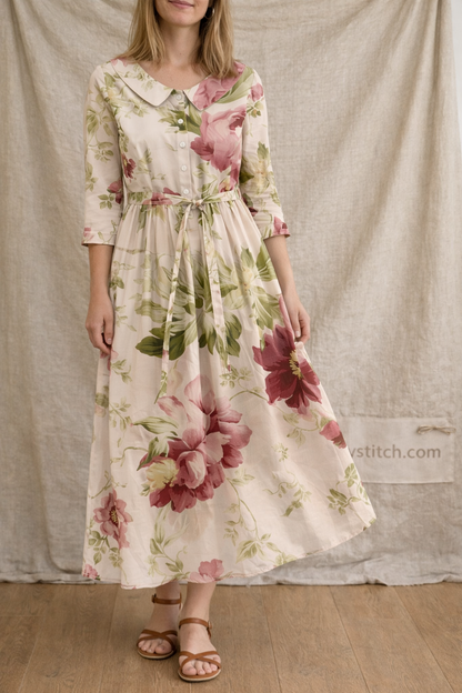 Floral Tank Maxi Dress
