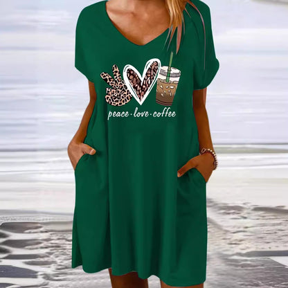 European And American Plus Size Women's Clothes Dress