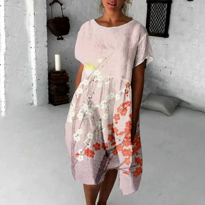 Fashion 3D Printing Plus Size Dress Women