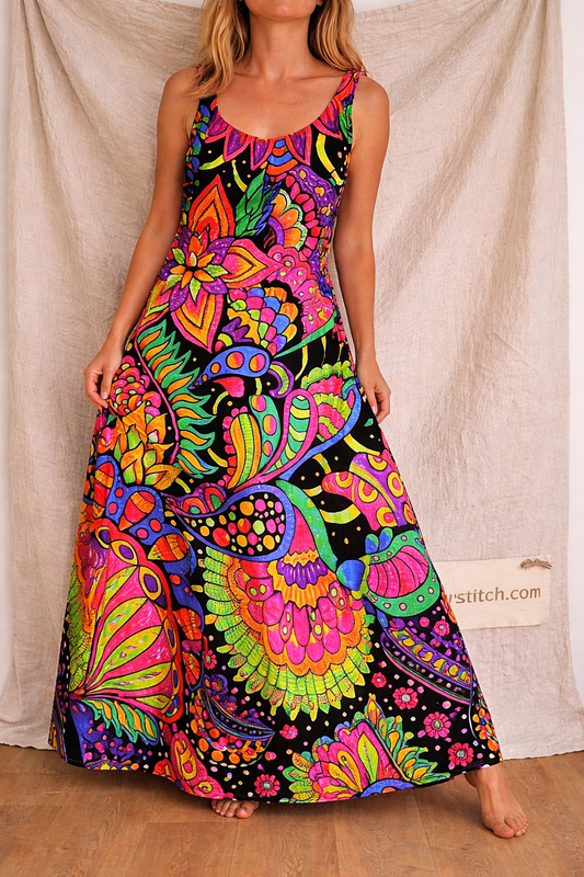 Floral Maxi Dress - Pinterest-Inspired